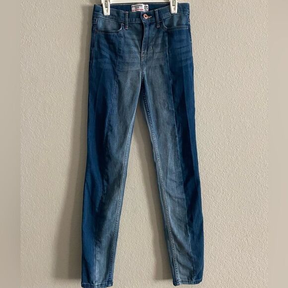 Abercrombie kids Girl’s high rise jean legging Light Medium Wash 13/14 Slim - Picture 1 of 5